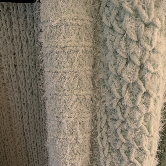 EUC! 🌿 LANE BRYANT ✨ Mint Open-Front Knit Cardigan - Size 14/16 - Picture 8 of 10